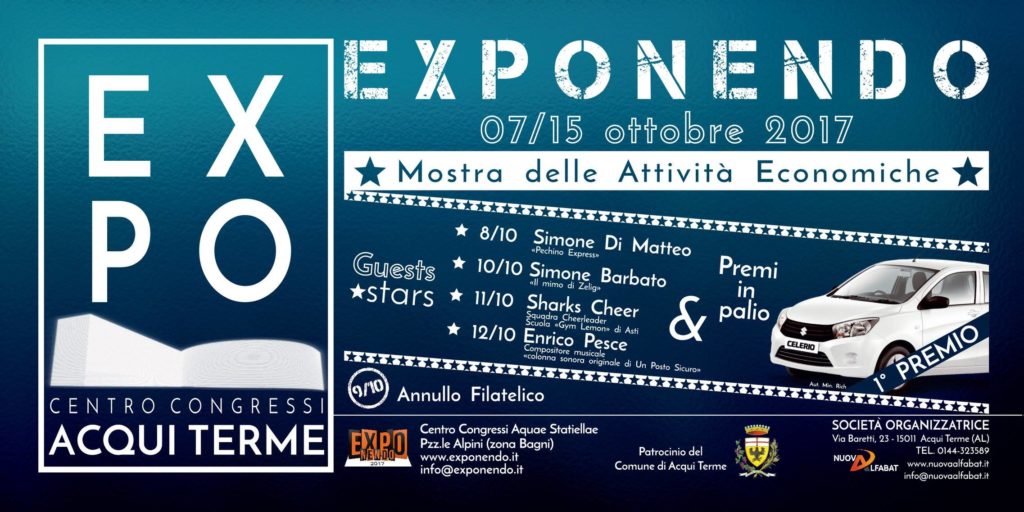 Banner Exponendo Acqui Terme Ottobre 2017